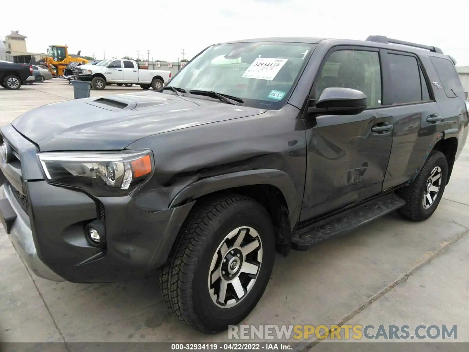 6 Фотография поврежденного автомобиля JTEPU5JR4M5939797 TOYOTA 4RUNNER 2021