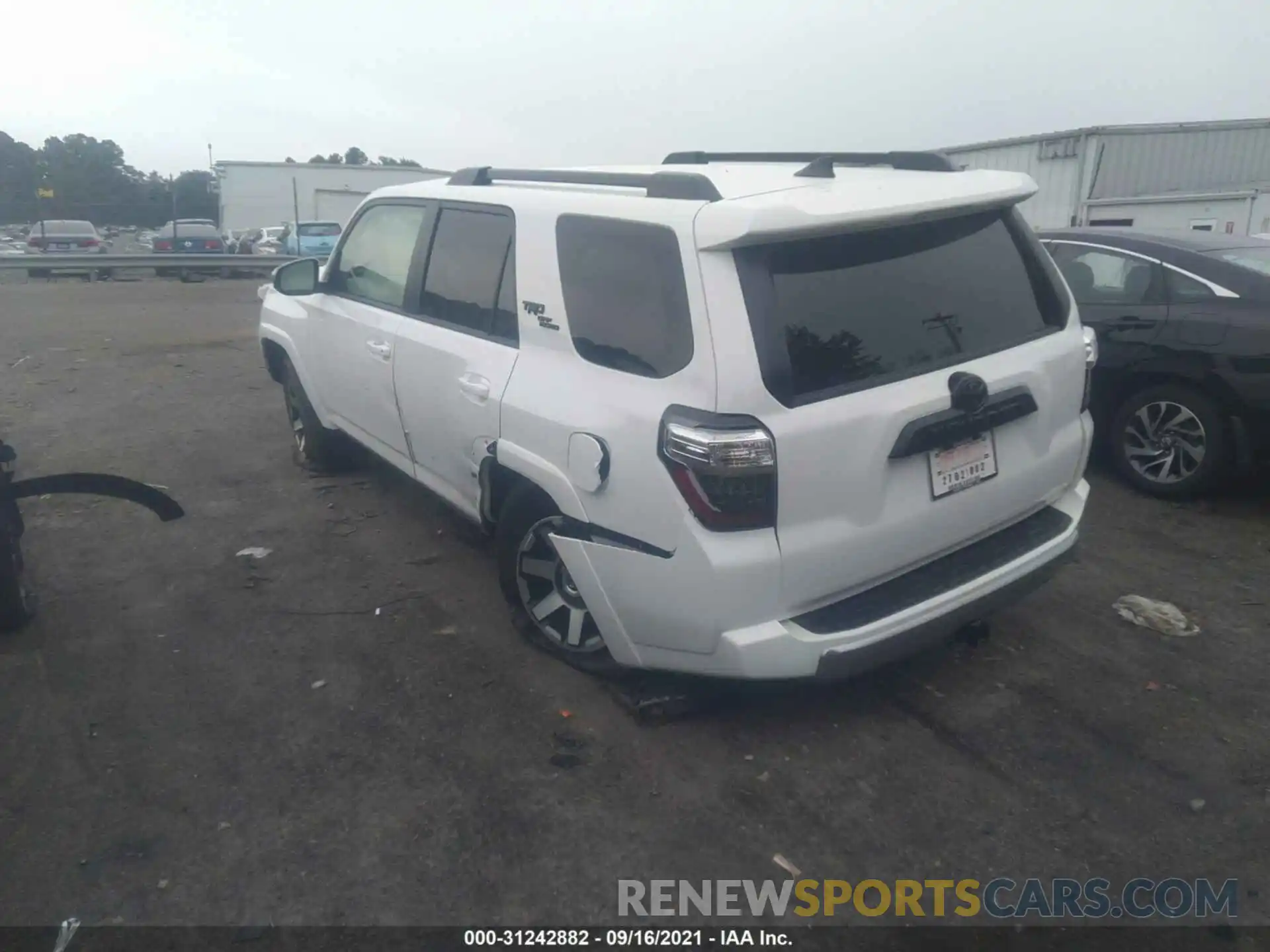 3 Photograph of a damaged car JTEPU5JR4M5957135 TOYOTA 4RUNNER 2021