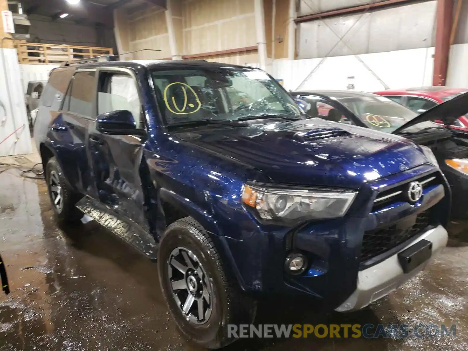 1 Photograph of a damaged car JTEPU5JR5M5914777 TOYOTA 4RUNNER 2021