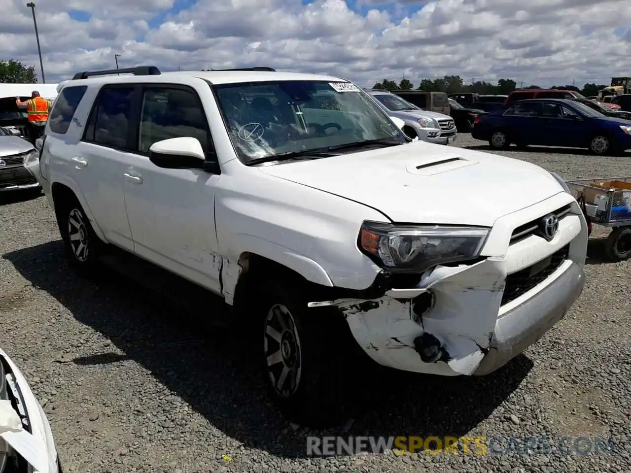 1 Photograph of a damaged car JTEPU5JR5M5921714 TOYOTA 4RUNNER 2021