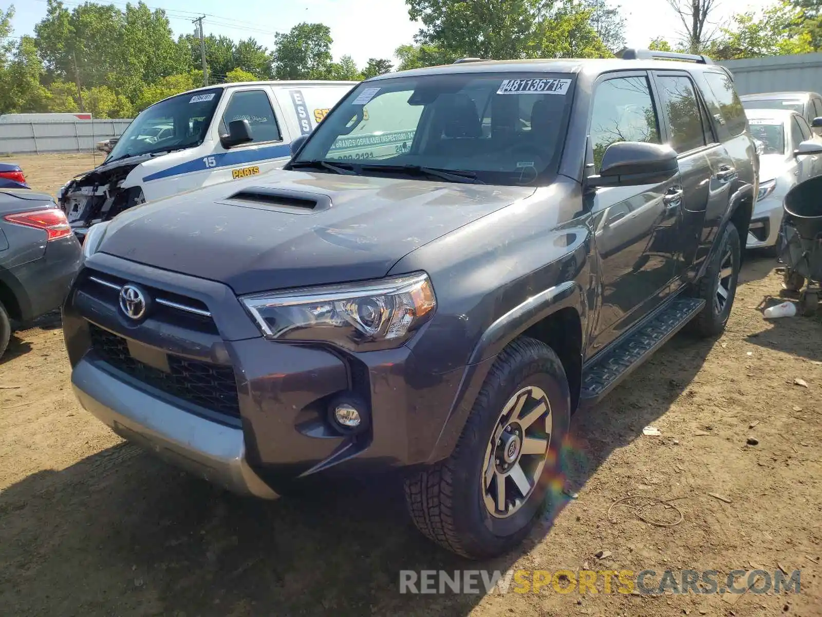 2 Photograph of a damaged car JTEPU5JR5M5929053 TOYOTA 4RUNNER 2021