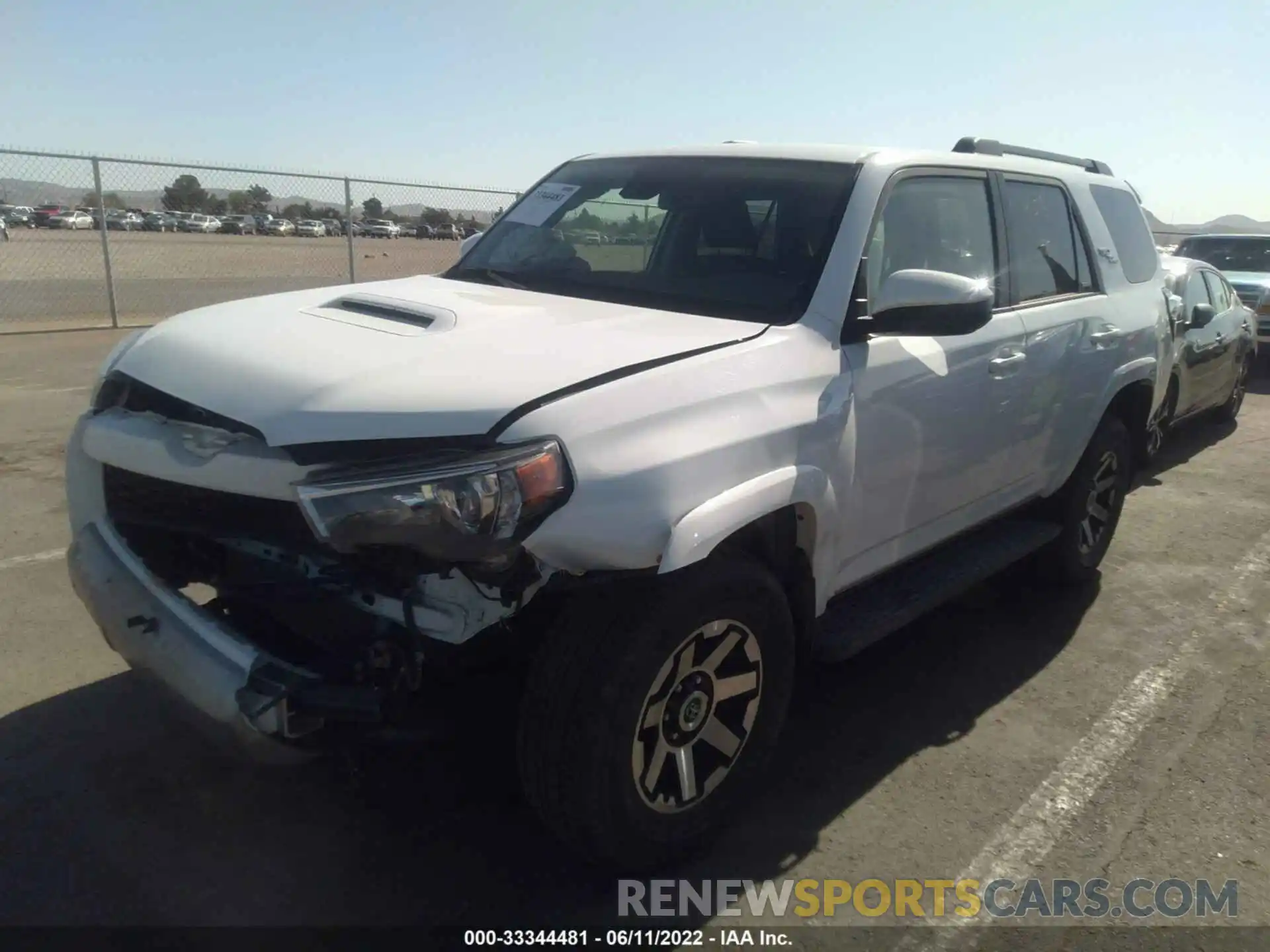 2 Photograph of a damaged car JTEPU5JR5M5936925 TOYOTA 4RUNNER 2021