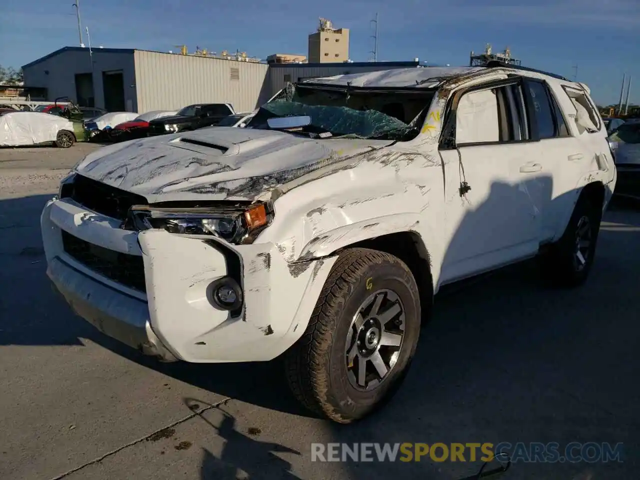 2 Photograph of a damaged car JTEPU5JR5M5943728 TOYOTA 4RUNNER 2021