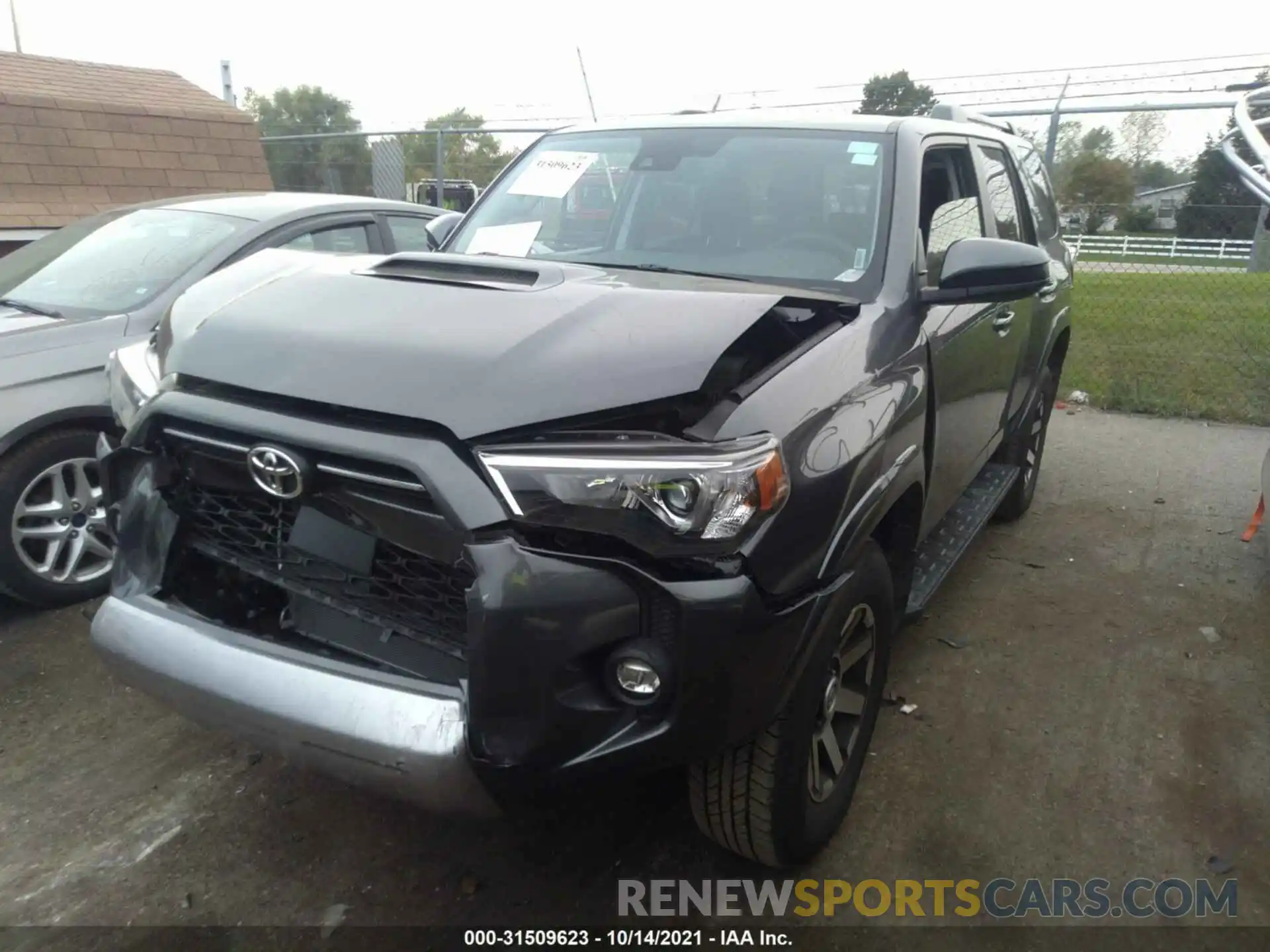 2 Photograph of a damaged car JTEPU5JR6M5932429 TOYOTA 4RUNNER 2021