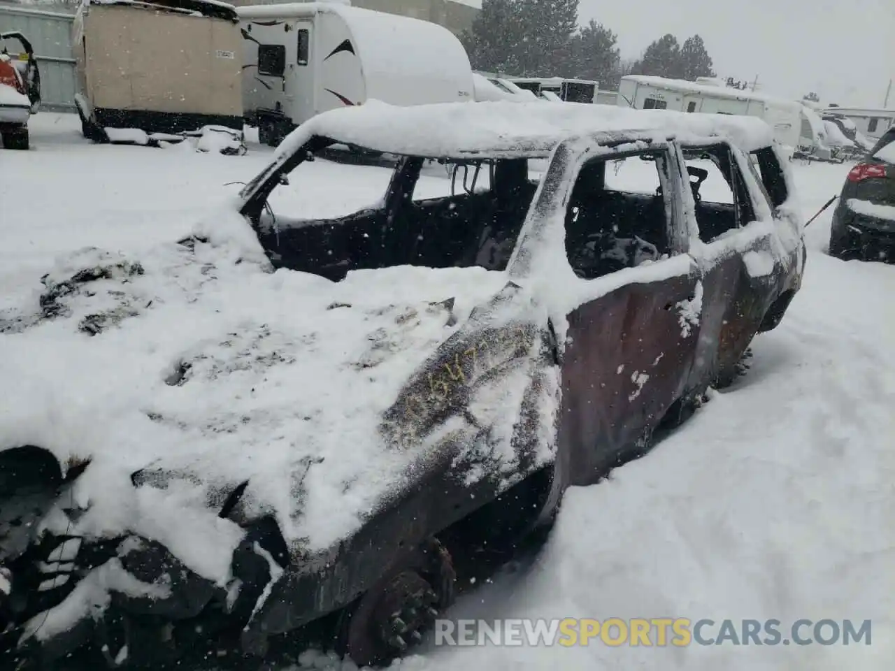 2 Photograph of a damaged car JTEPU5JR7M5870216 TOYOTA 4RUNNER 2021