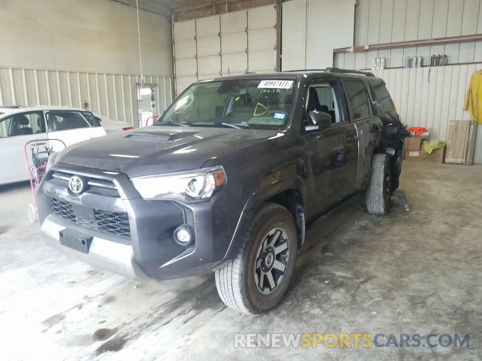 2 Photograph of a damaged car JTEPU5JR7M5891549 TOYOTA 4RUNNER 2021