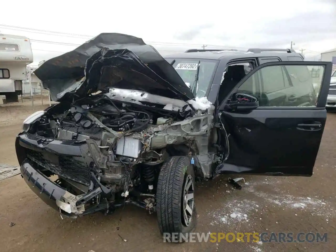 2 Photograph of a damaged car JTEPU5JR7M5963219 TOYOTA 4RUNNER 2021