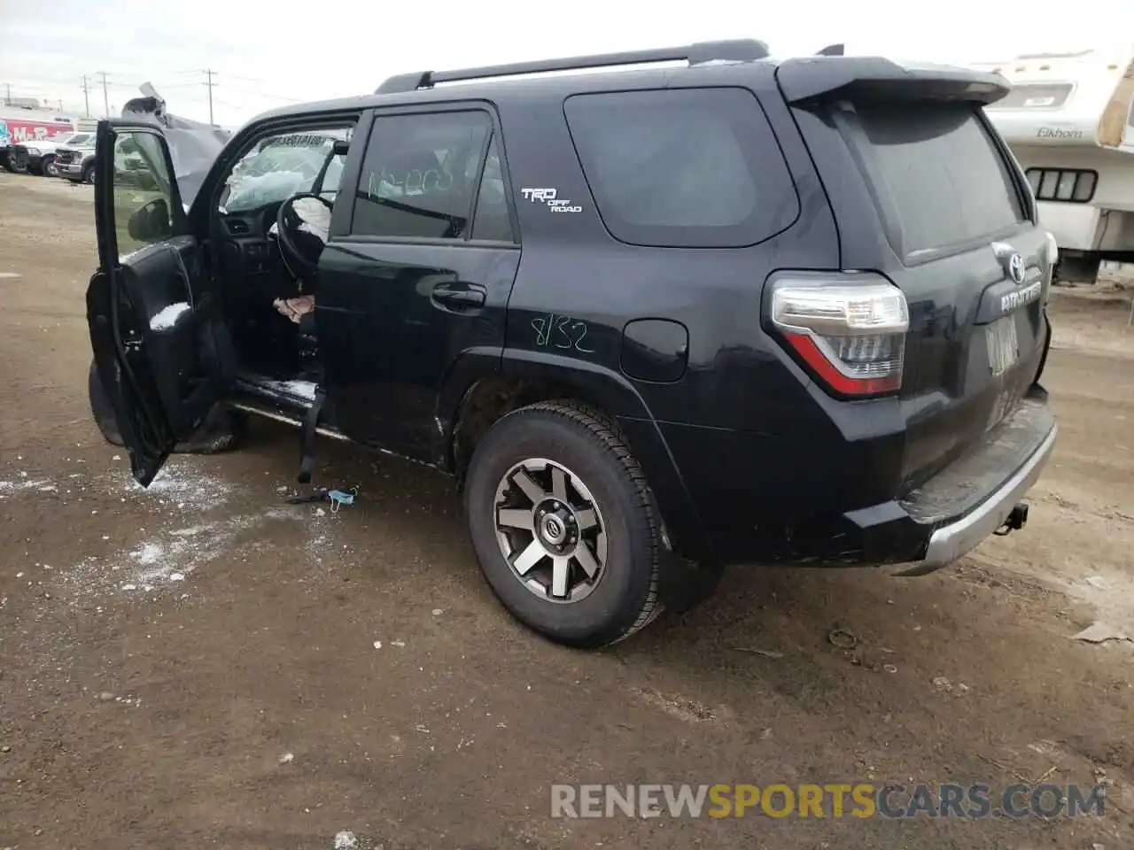 3 Photograph of a damaged car JTEPU5JR7M5963219 TOYOTA 4RUNNER 2021