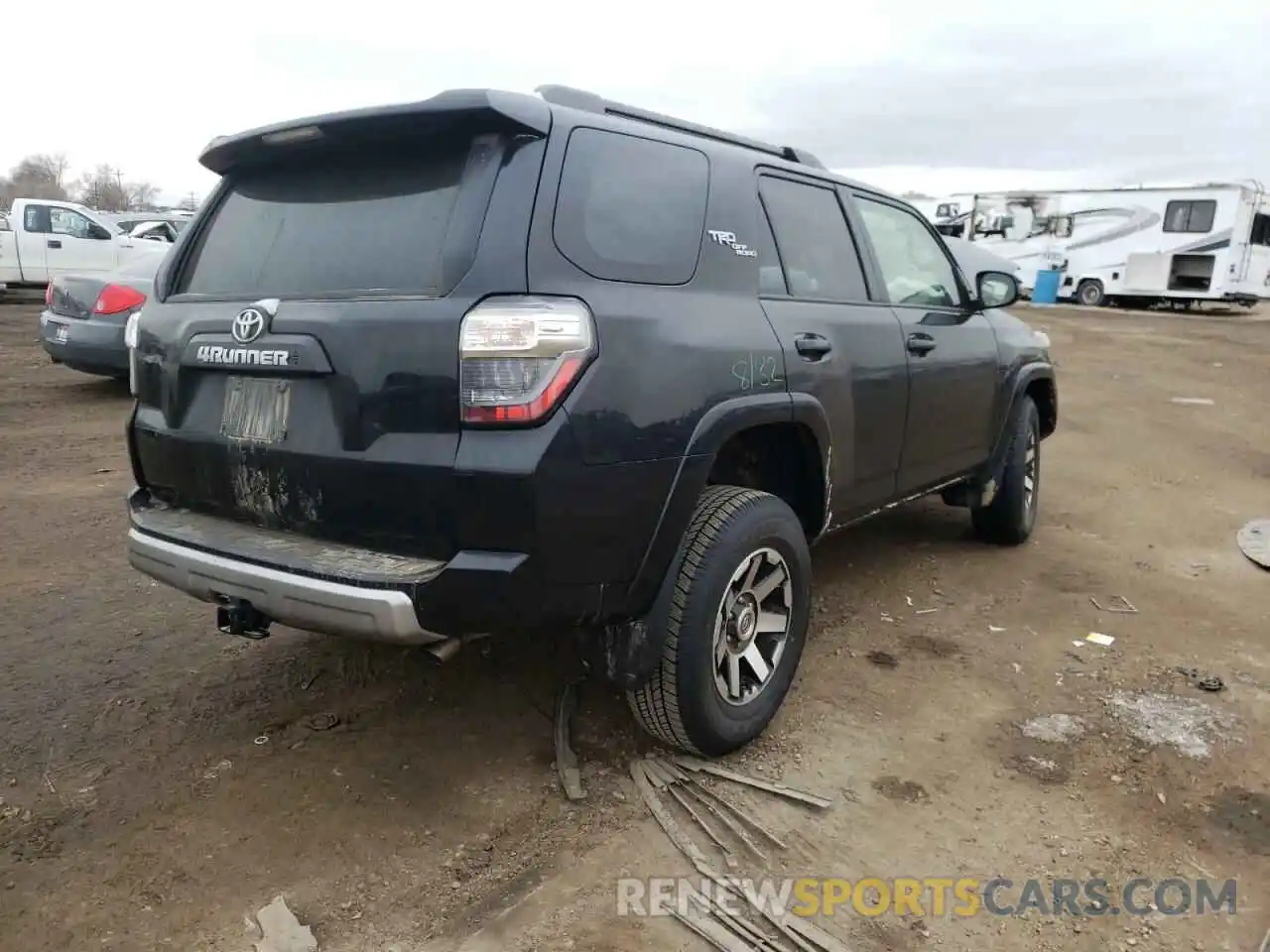 4 Фотография поврежденного автомобиля JTEPU5JR7M5963219 TOYOTA 4RUNNER 2021