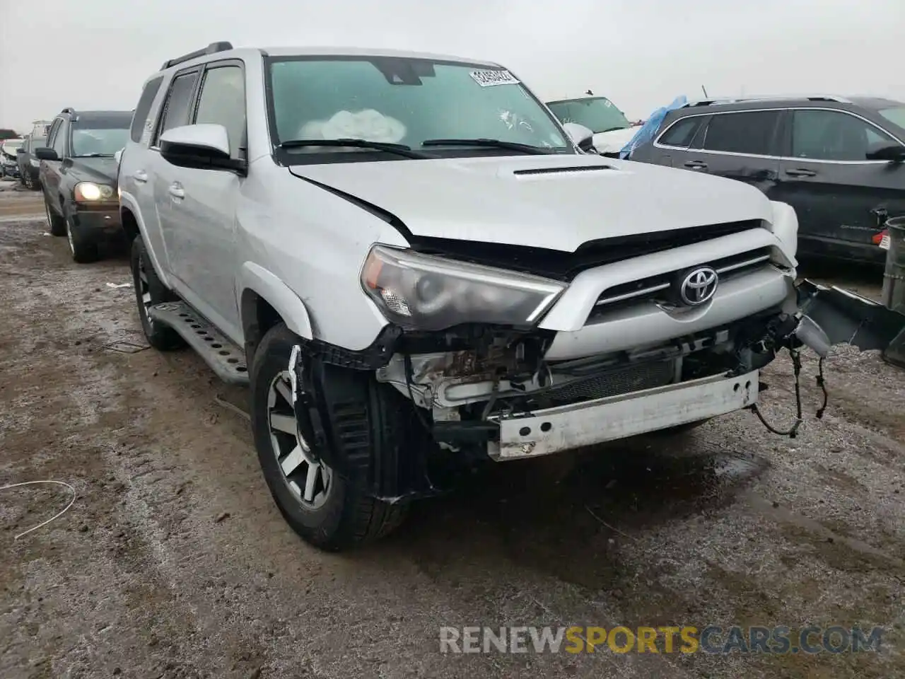 1 Photograph of a damaged car JTEPU5JR8M5856227 TOYOTA 4RUNNER 2021