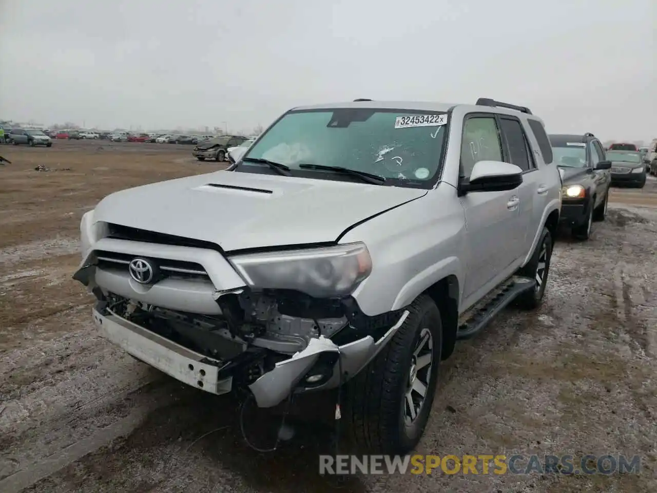 2 Photograph of a damaged car JTEPU5JR8M5856227 TOYOTA 4RUNNER 2021