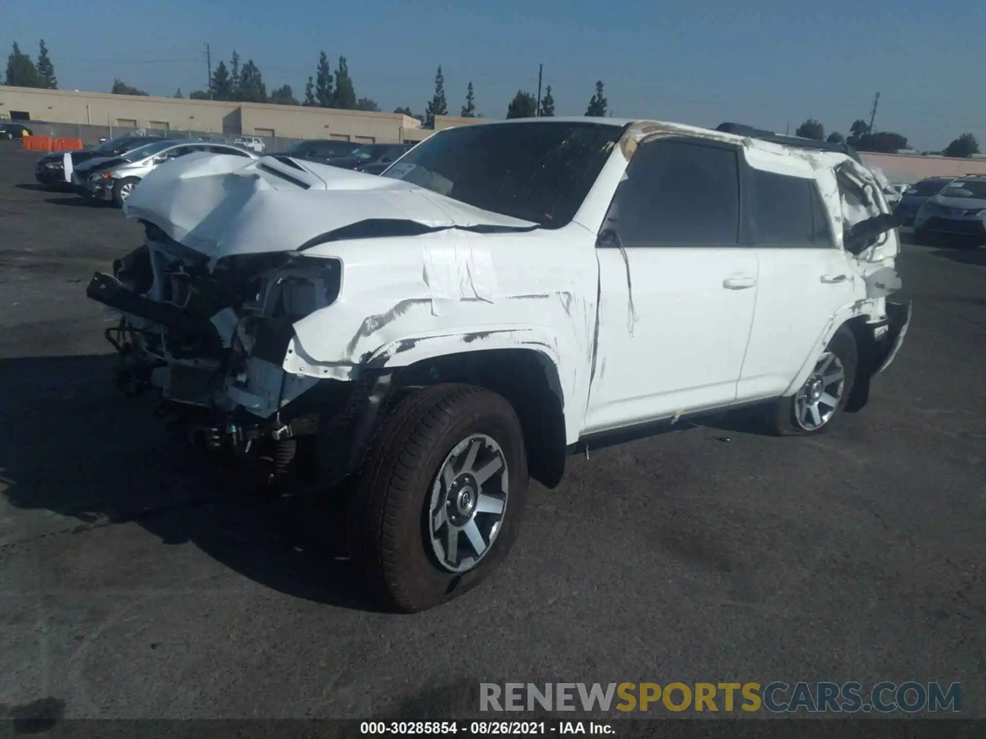 2 Photograph of a damaged car JTEPU5JR8M5885999 TOYOTA 4RUNNER 2021