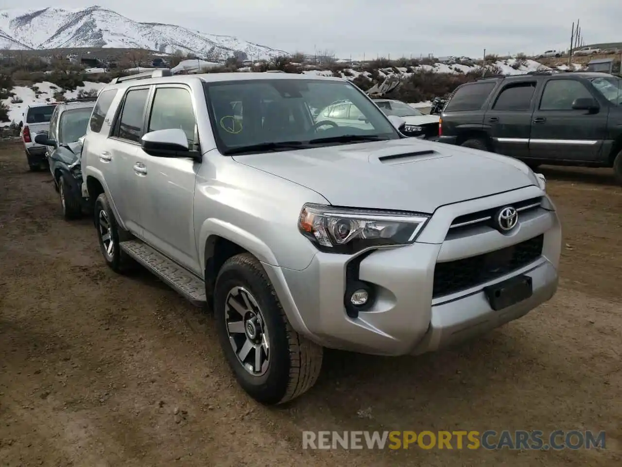 1 Photograph of a damaged car JTEPU5JR9M5905015 TOYOTA 4RUNNER 2021