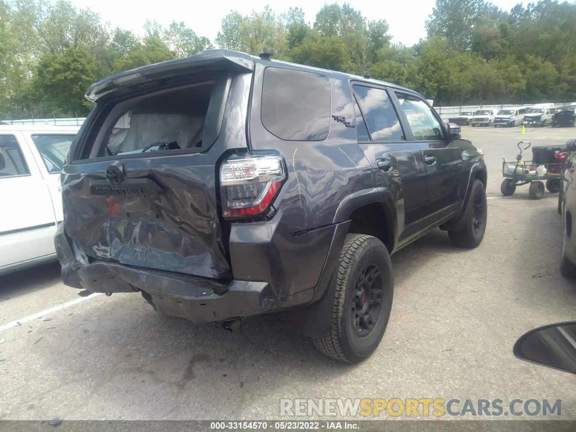 4 Фотография поврежденного автомобиля JTEPU5JR9M5911509 TOYOTA 4RUNNER 2021