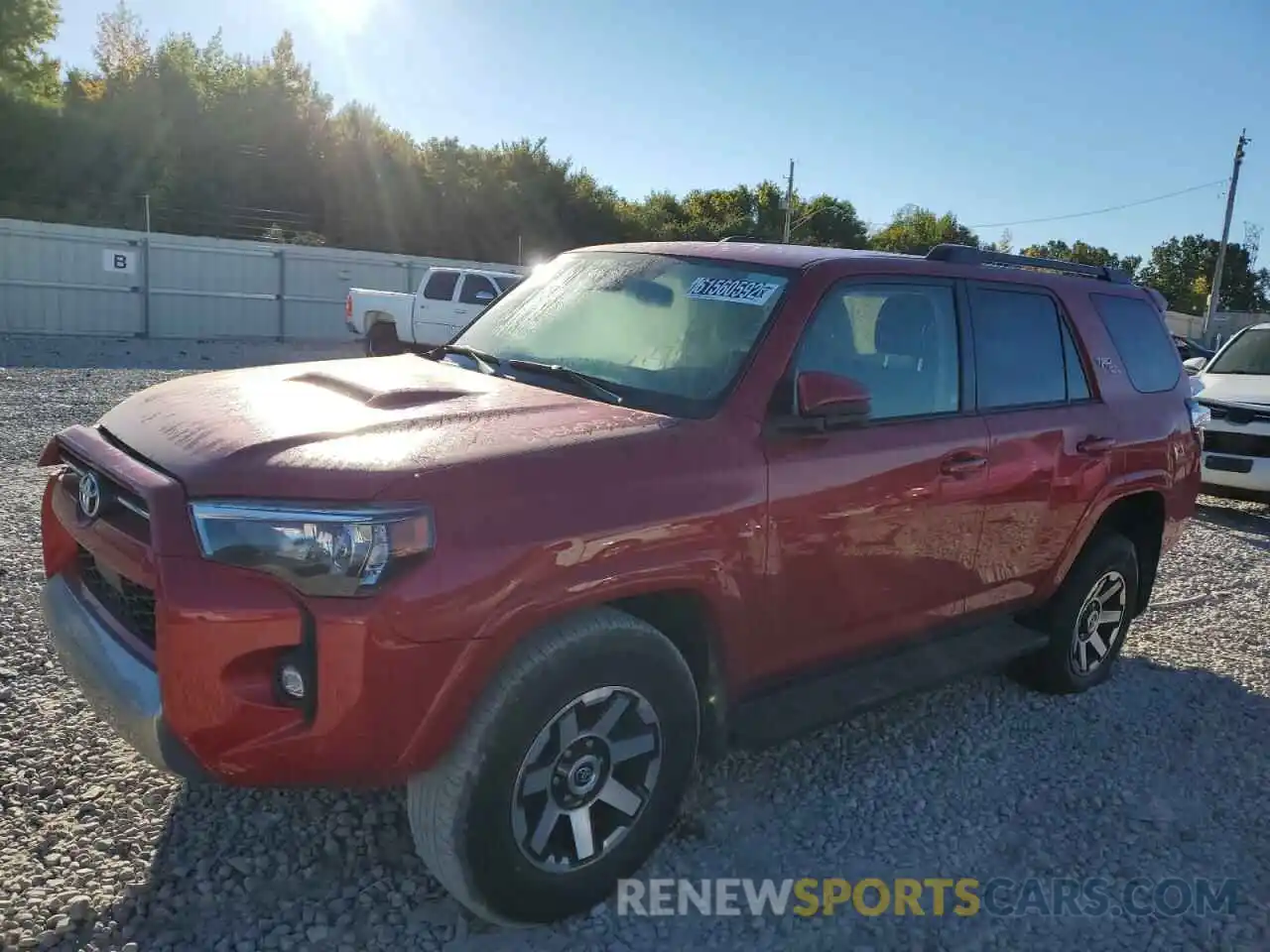 2 Photograph of a damaged car JTEPU5JR9M5928942 TOYOTA 4RUNNER 2021