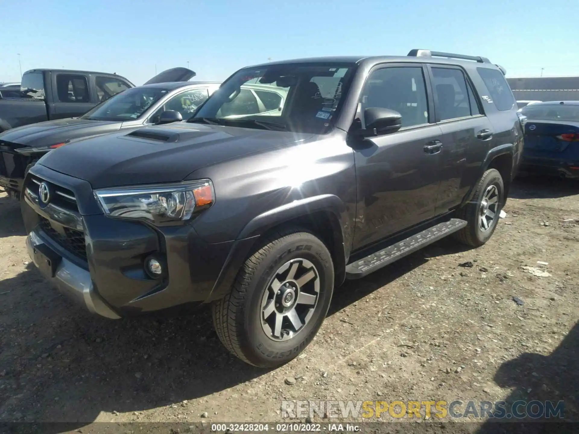 2 Photograph of a damaged car JTEPU5JR9M5929797 TOYOTA 4RUNNER 2021