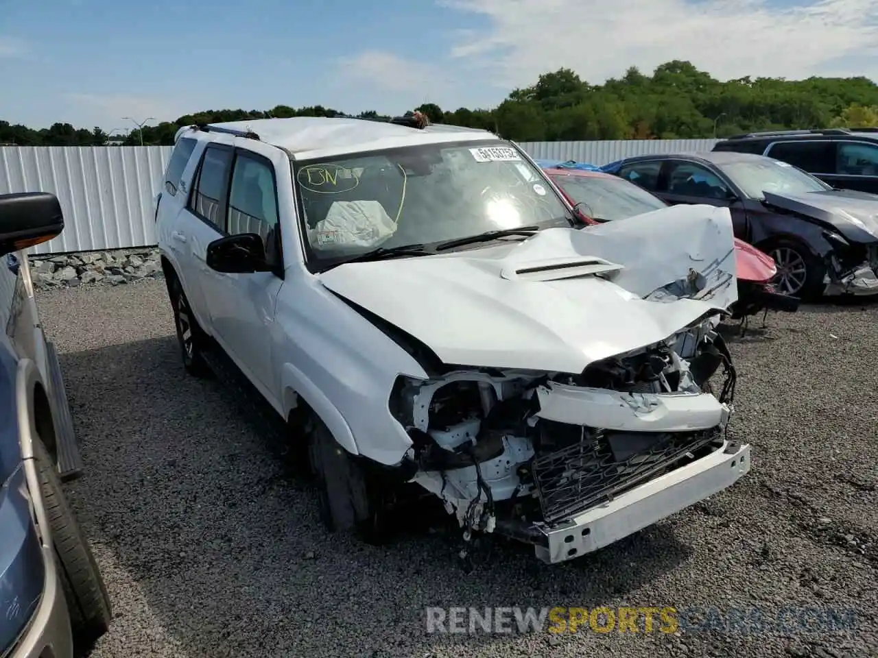 1 Photograph of a damaged car JTEPU5JR9M5932084 TOYOTA 4RUNNER 2021