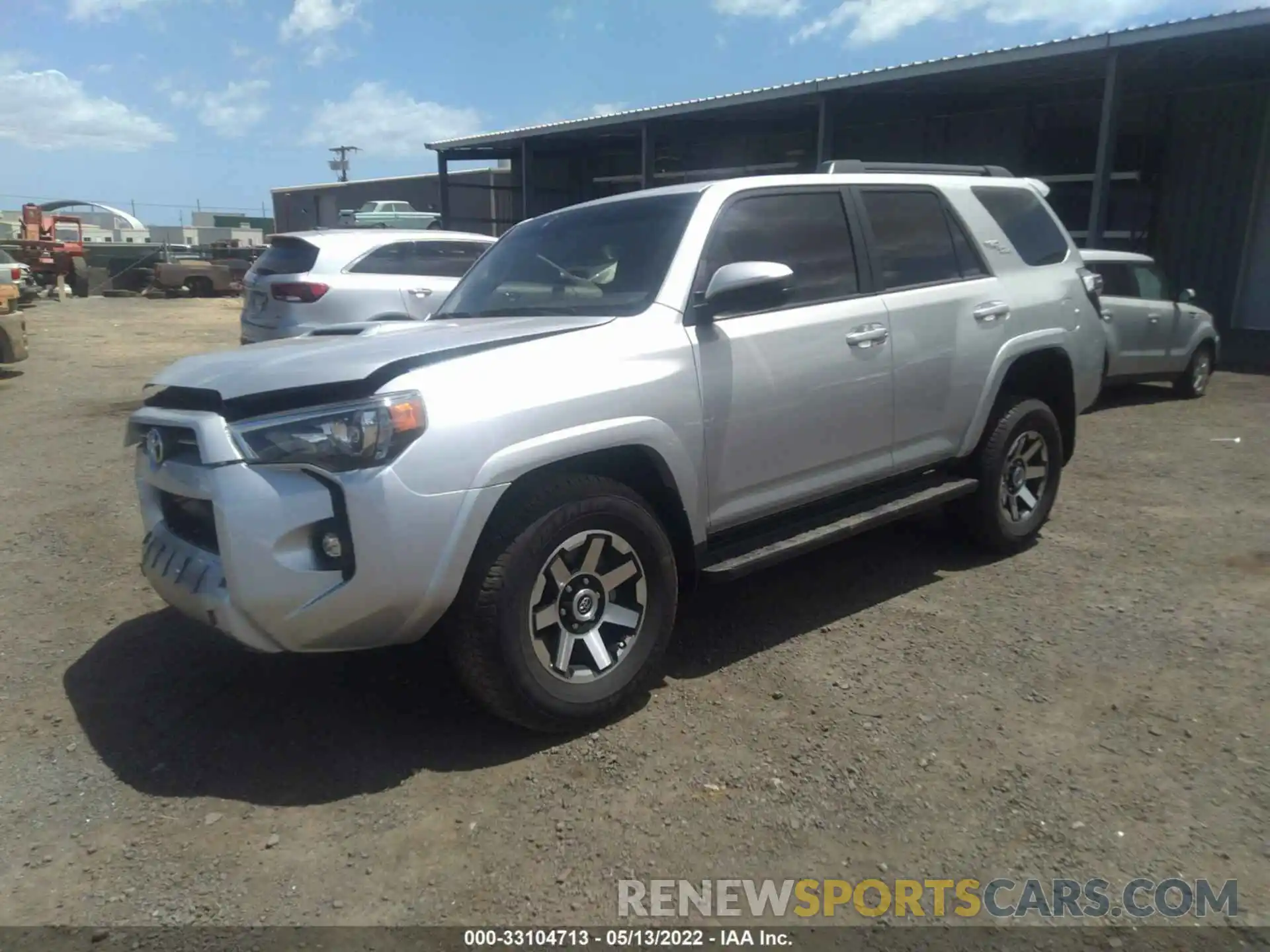 2 Photograph of a damaged car JTEPU5JR9M5951959 TOYOTA 4RUNNER 2021