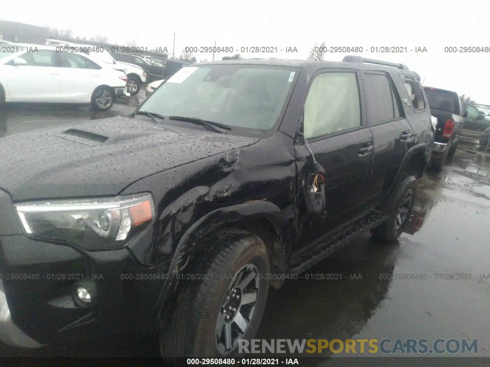 6 Фотография поврежденного автомобиля JTERU5JR0M5844503 TOYOTA 4RUNNER 2021