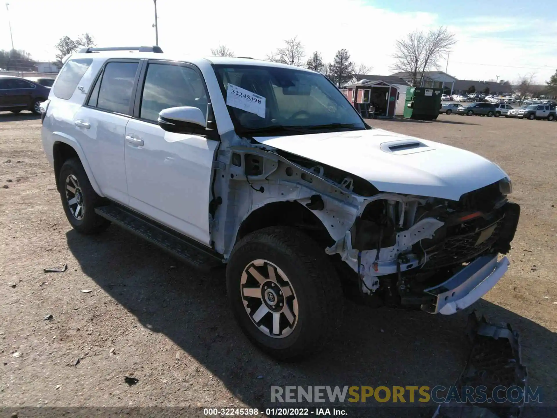 1 Photograph of a damaged car JTERU5JR0M5927610 TOYOTA 4RUNNER 2021