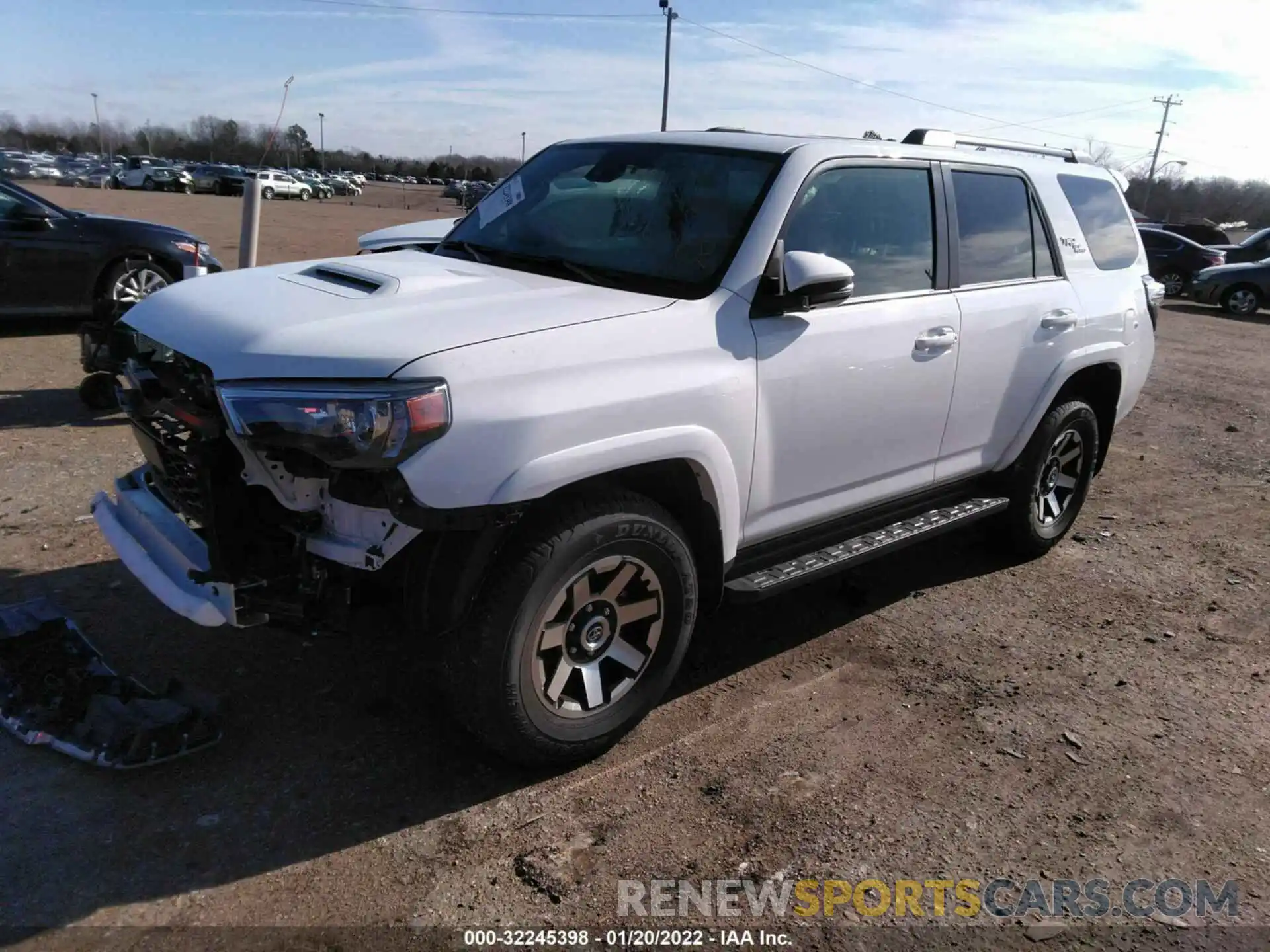 2 Photograph of a damaged car JTERU5JR0M5927610 TOYOTA 4RUNNER 2021