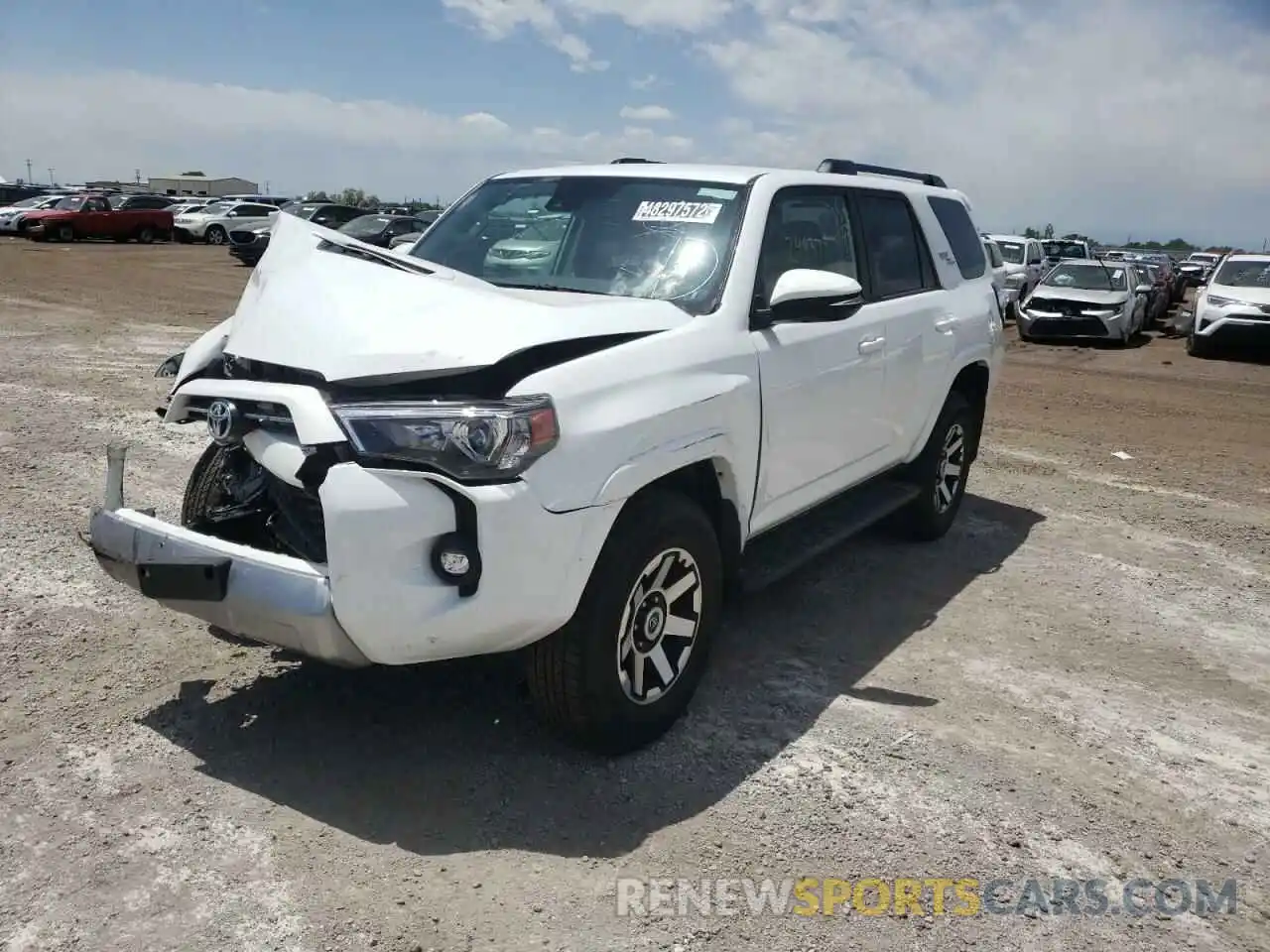 2 Photograph of a damaged car JTERU5JR0M5935299 TOYOTA 4RUNNER 2021