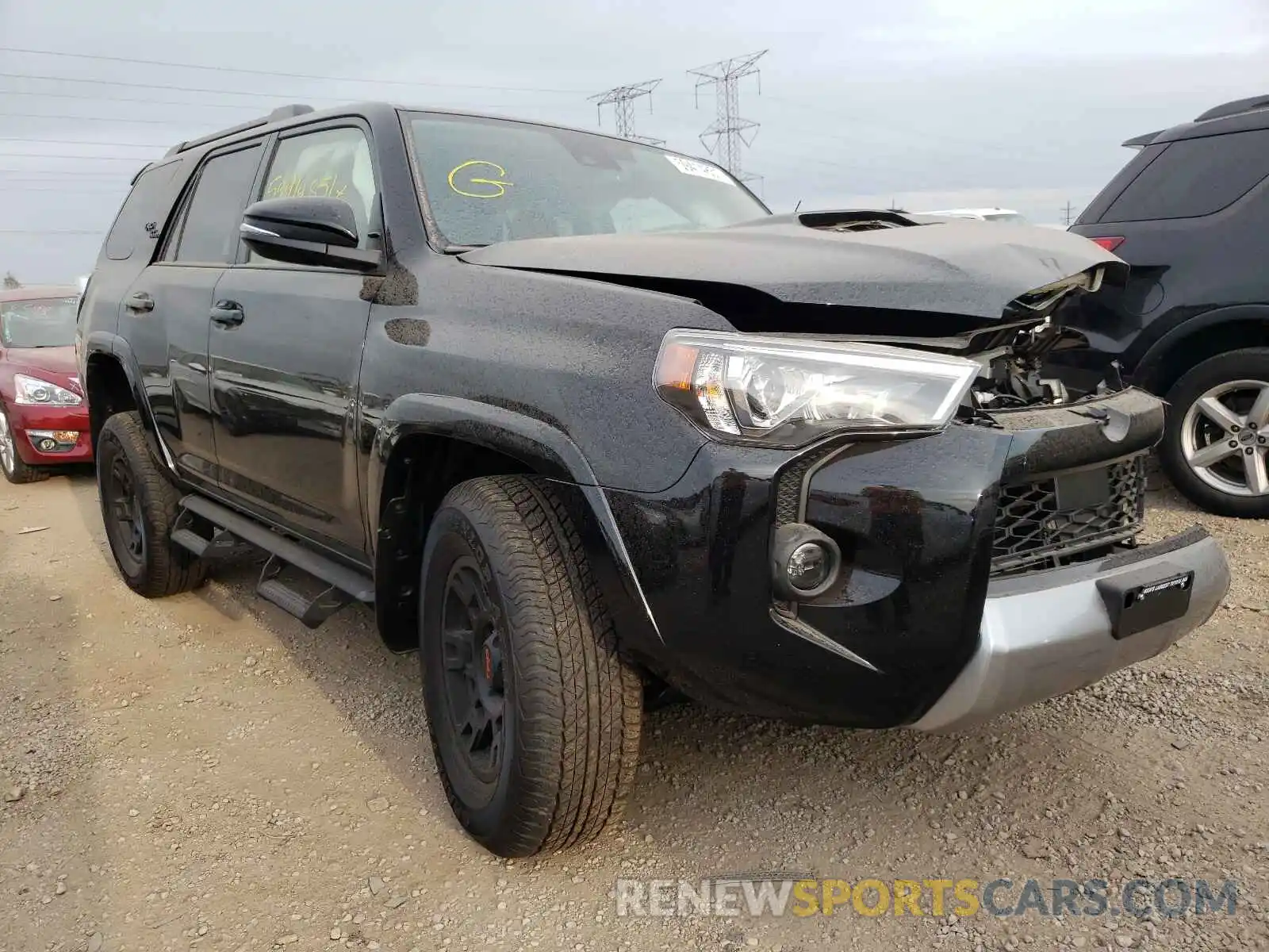 1 Photograph of a damaged car JTERU5JR0M5947937 TOYOTA 4RUNNER 2021