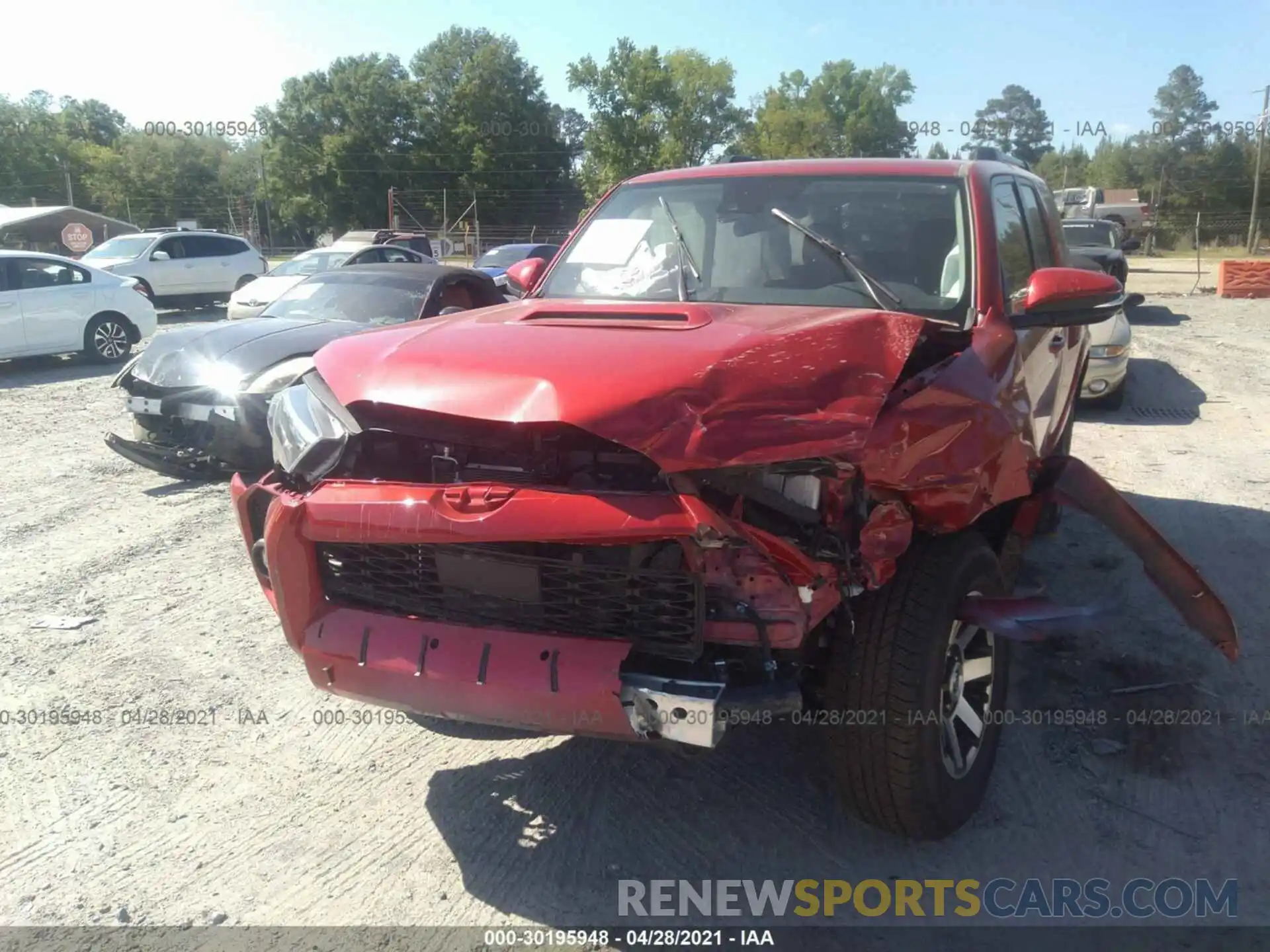 6 Photograph of a damaged car JTERU5JR1M5853825 TOYOTA 4RUNNER 2021