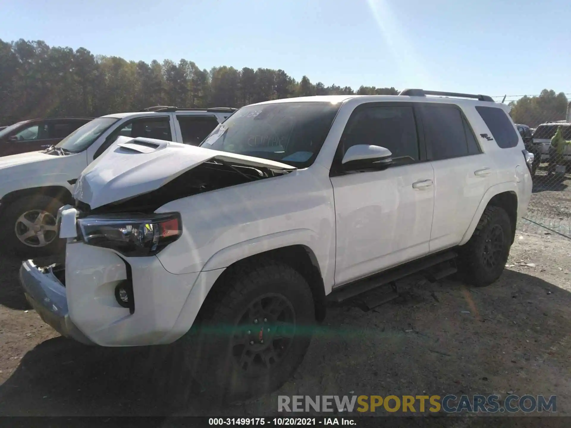 2 Photograph of a damaged car JTERU5JR1M5871953 TOYOTA 4RUNNER 2021