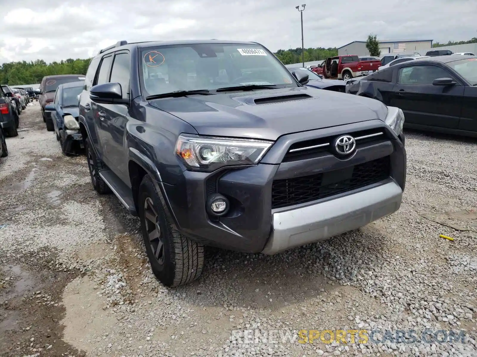 1 Фотография поврежденного автомобиля JTERU5JR1M5908564 TOYOTA 4RUNNER 2021