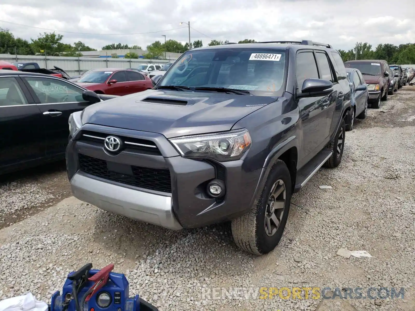 2 Photograph of a damaged car JTERU5JR1M5908564 TOYOTA 4RUNNER 2021