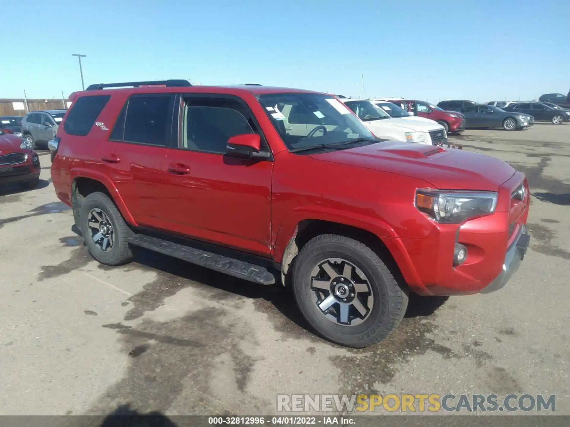 1 Photograph of a damaged car JTERU5JR1M5919063 TOYOTA 4RUNNER 2021