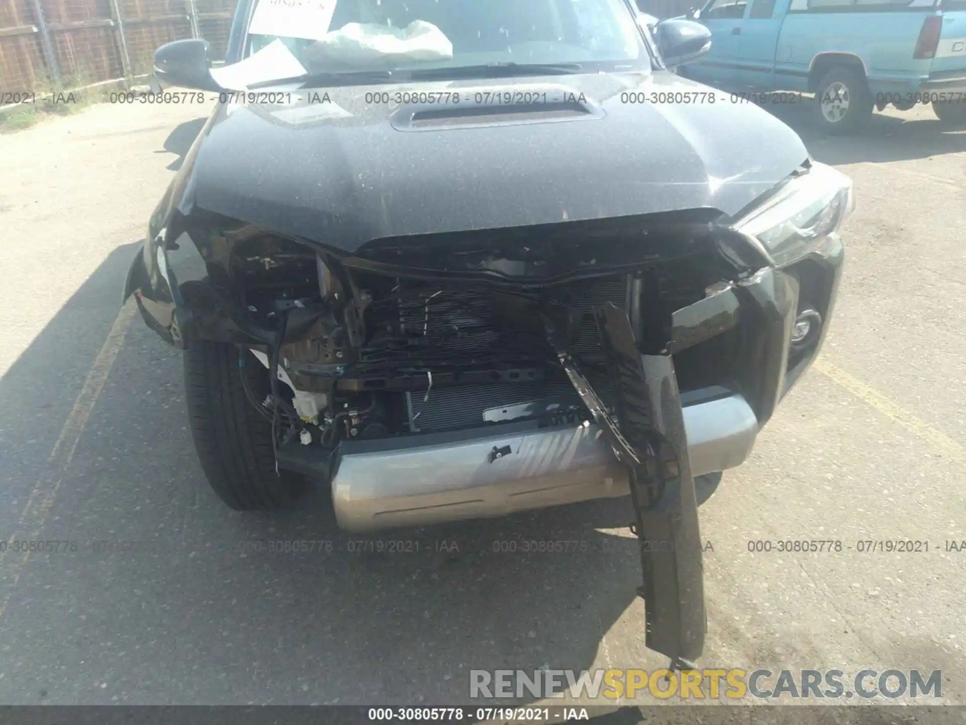 6 Photograph of a damaged car JTERU5JR1M5931665 TOYOTA 4RUNNER 2021