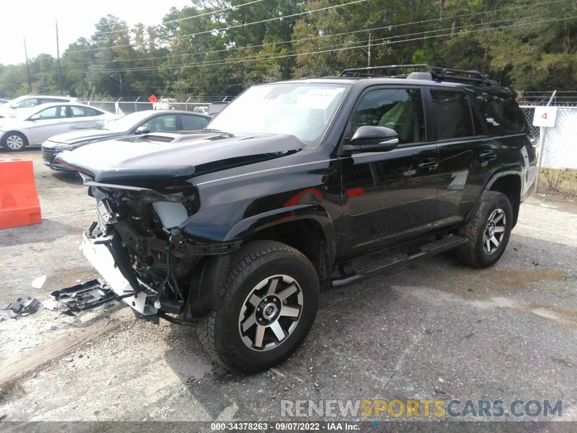 2 Photograph of a damaged car JTERU5JR2M5859987 TOYOTA 4RUNNER 2021