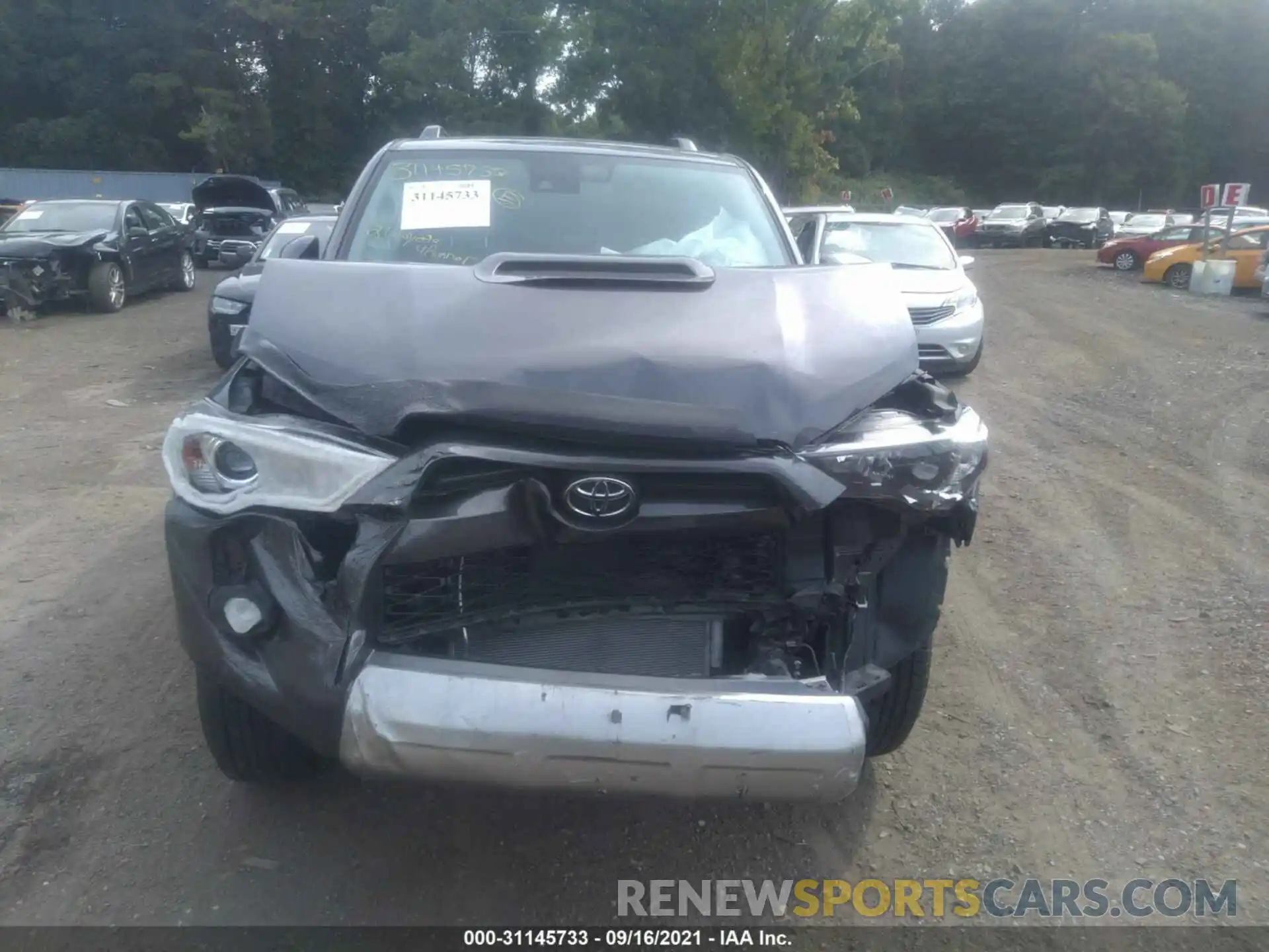 6 Photograph of a damaged car JTERU5JR2M5875347 TOYOTA 4RUNNER 2021