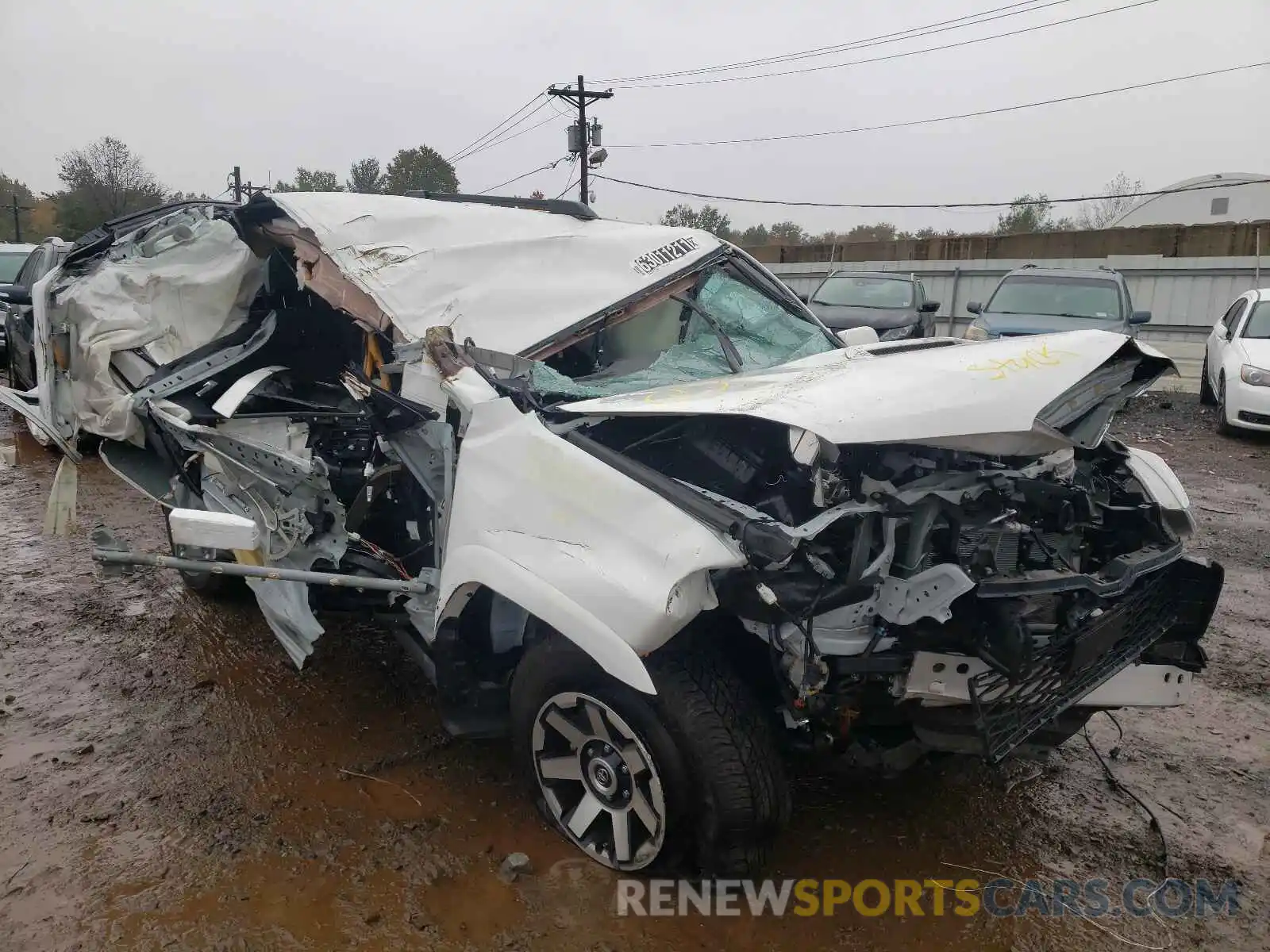 1 Photograph of a damaged car JTERU5JR2M5919332 TOYOTA 4RUNNER 2021