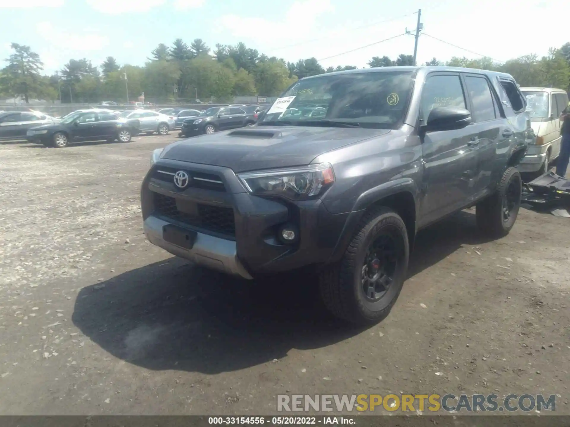 2 Photograph of a damaged car JTERU5JR2M5927298 TOYOTA 4RUNNER 2021