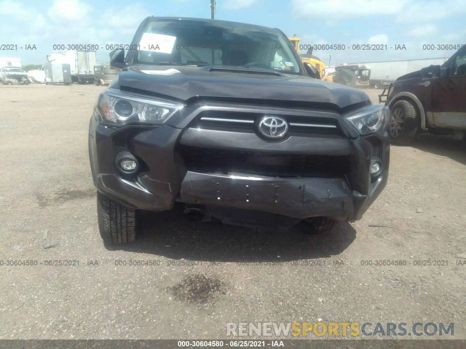 6 Photograph of a damaged car JTERU5JR3M5924362 TOYOTA 4RUNNER 2021