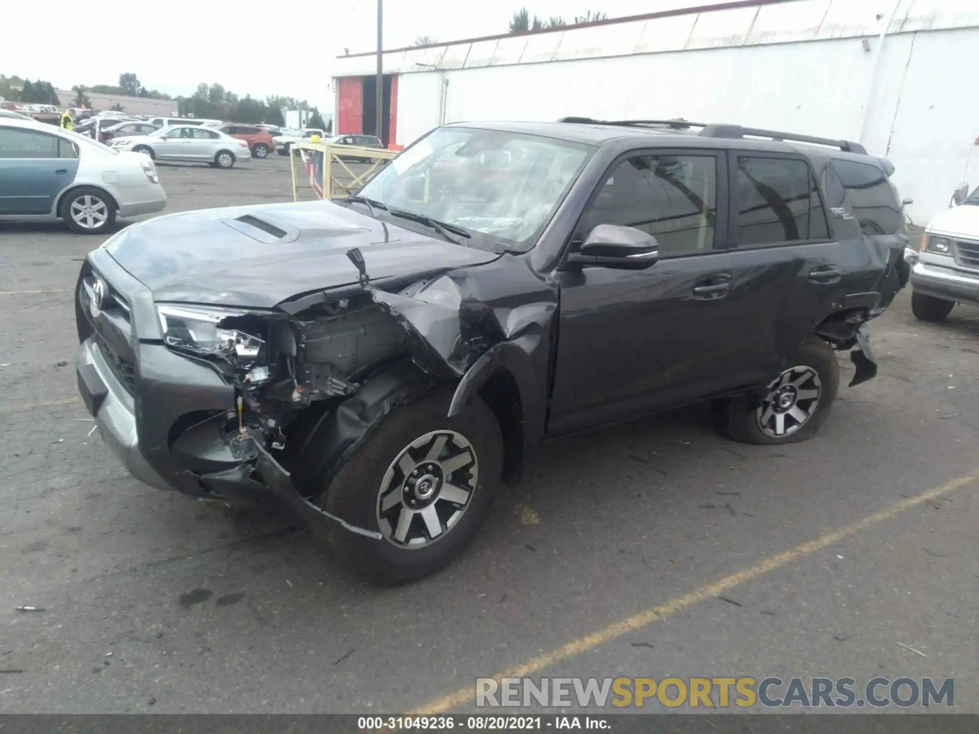 2 Photograph of a damaged car JTERU5JR3M5939931 TOYOTA 4RUNNER 2021