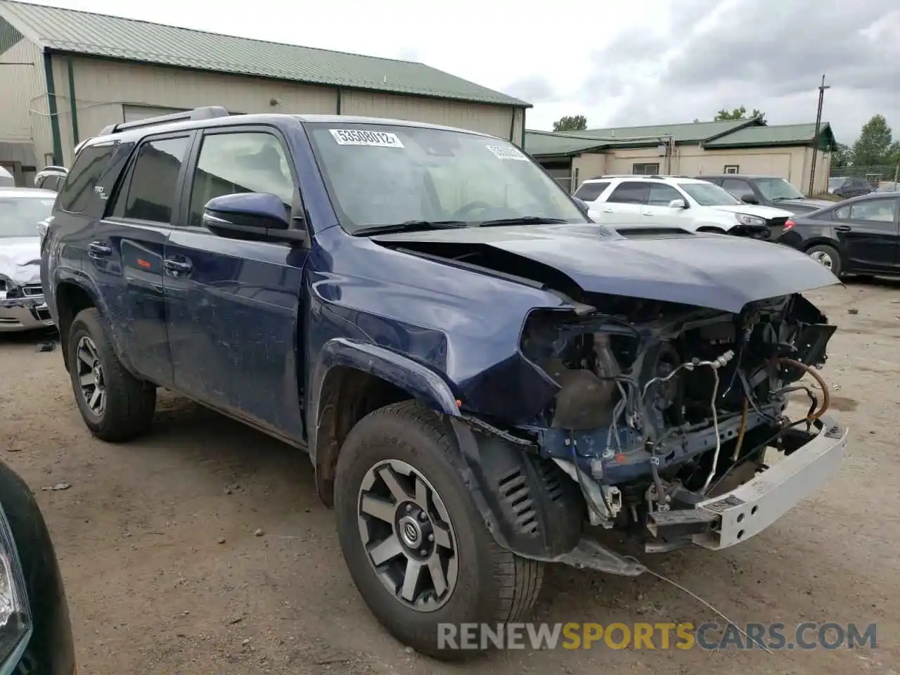 1 Photograph of a damaged car JTERU5JR4M5866763 TOYOTA 4RUNNER 2021