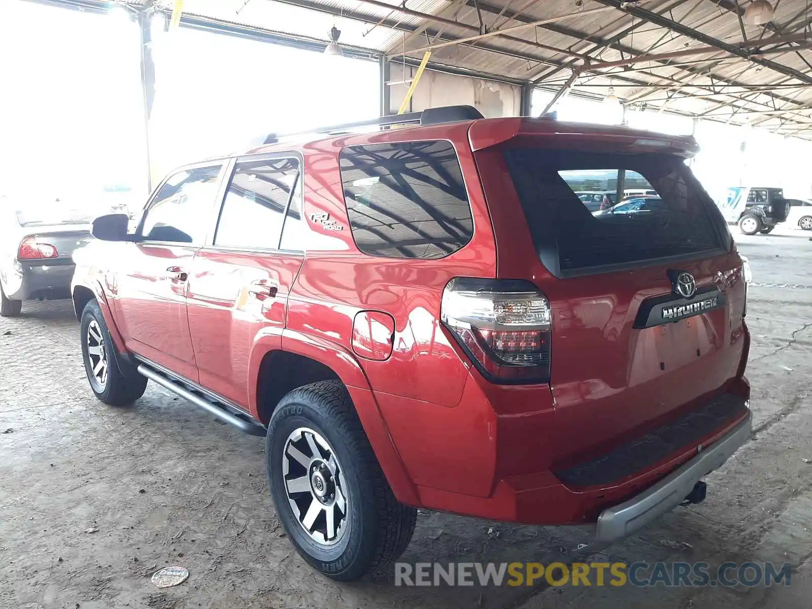 3 Photograph of a damaged car JTERU5JR4M5890724 TOYOTA 4RUNNER 2021