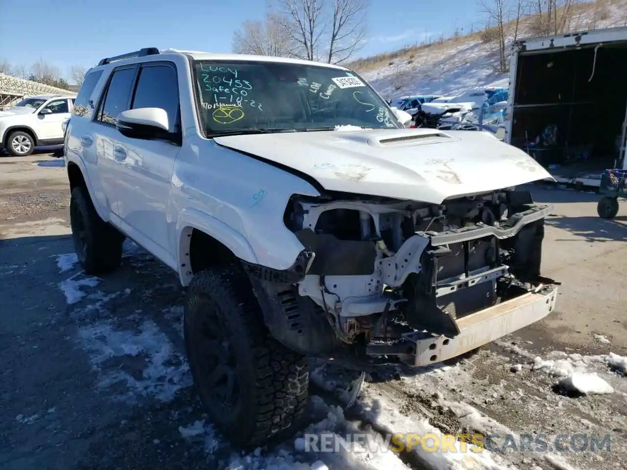 1 Photograph of a damaged car JTERU5JR4M5920725 TOYOTA 4RUNNER 2021