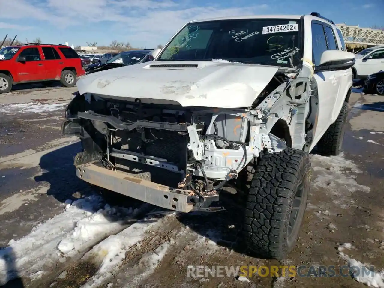 9 Photograph of a damaged car JTERU5JR4M5920725 TOYOTA 4RUNNER 2021