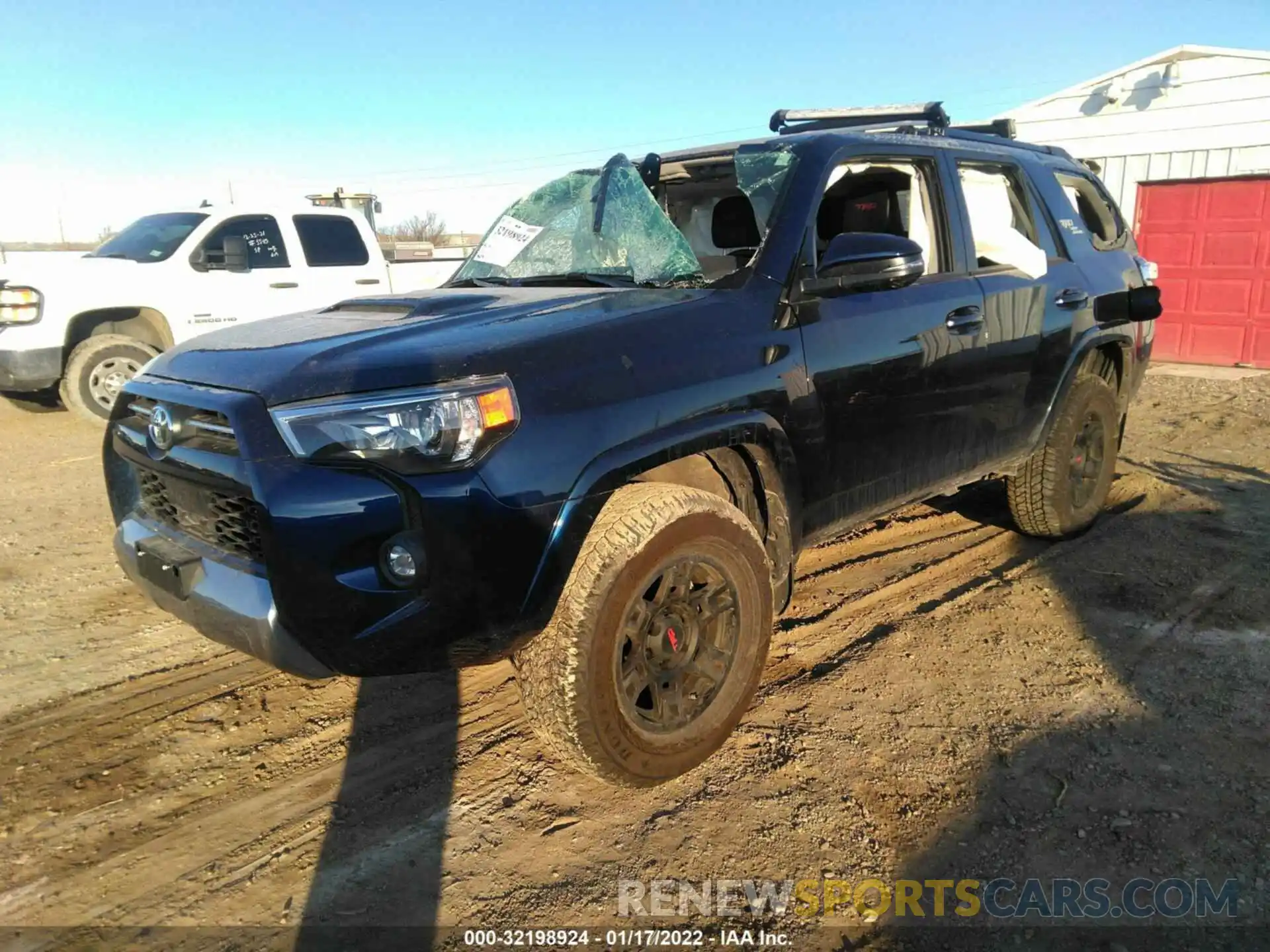 2 Photograph of a damaged car JTERU5JR4M5943485 TOYOTA 4RUNNER 2021