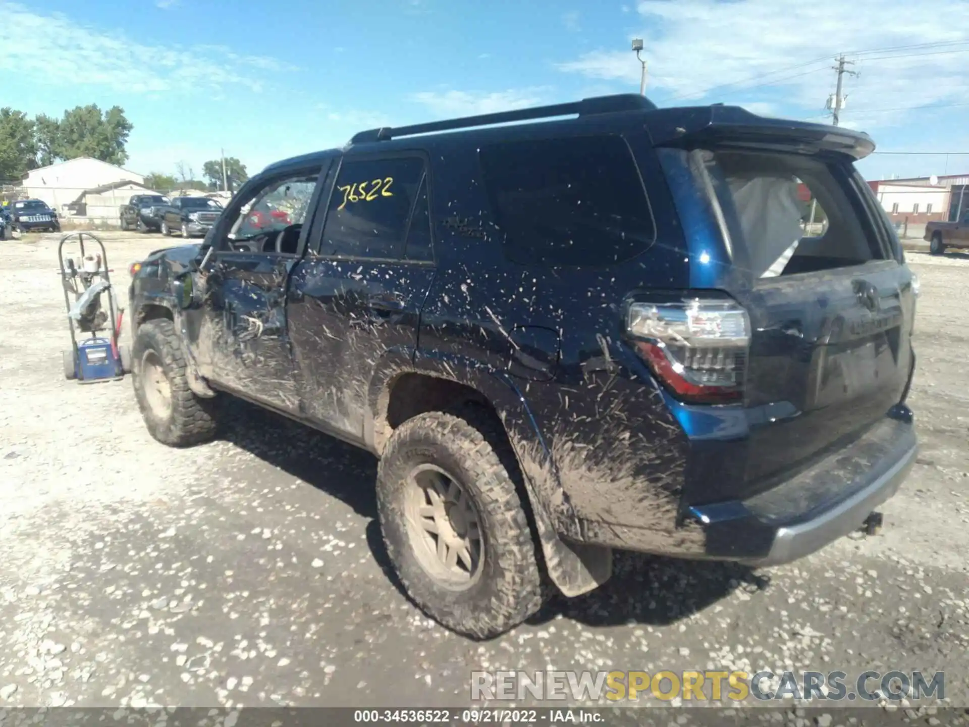 3 Photograph of a damaged car JTERU5JR4M5955359 TOYOTA 4RUNNER 2021