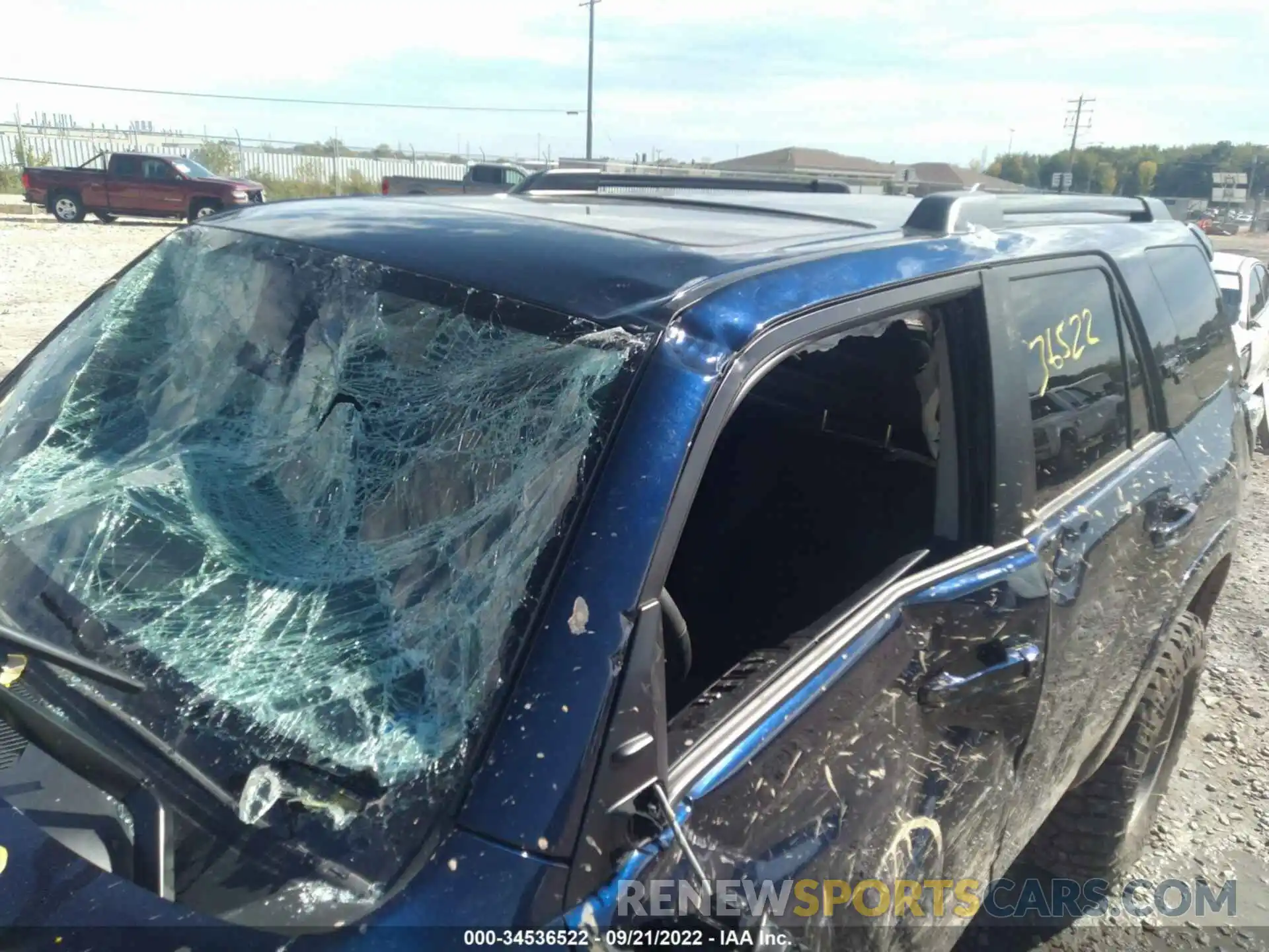 6 Photograph of a damaged car JTERU5JR4M5955359 TOYOTA 4RUNNER 2021