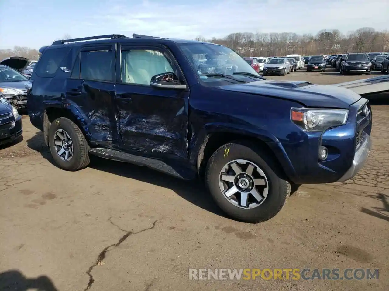 1 Photograph of a damaged car JTERU5JR5M5861409 TOYOTA 4RUNNER 2021