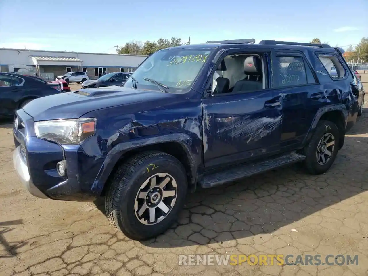 2 Photograph of a damaged car JTERU5JR5M5861409 TOYOTA 4RUNNER 2021