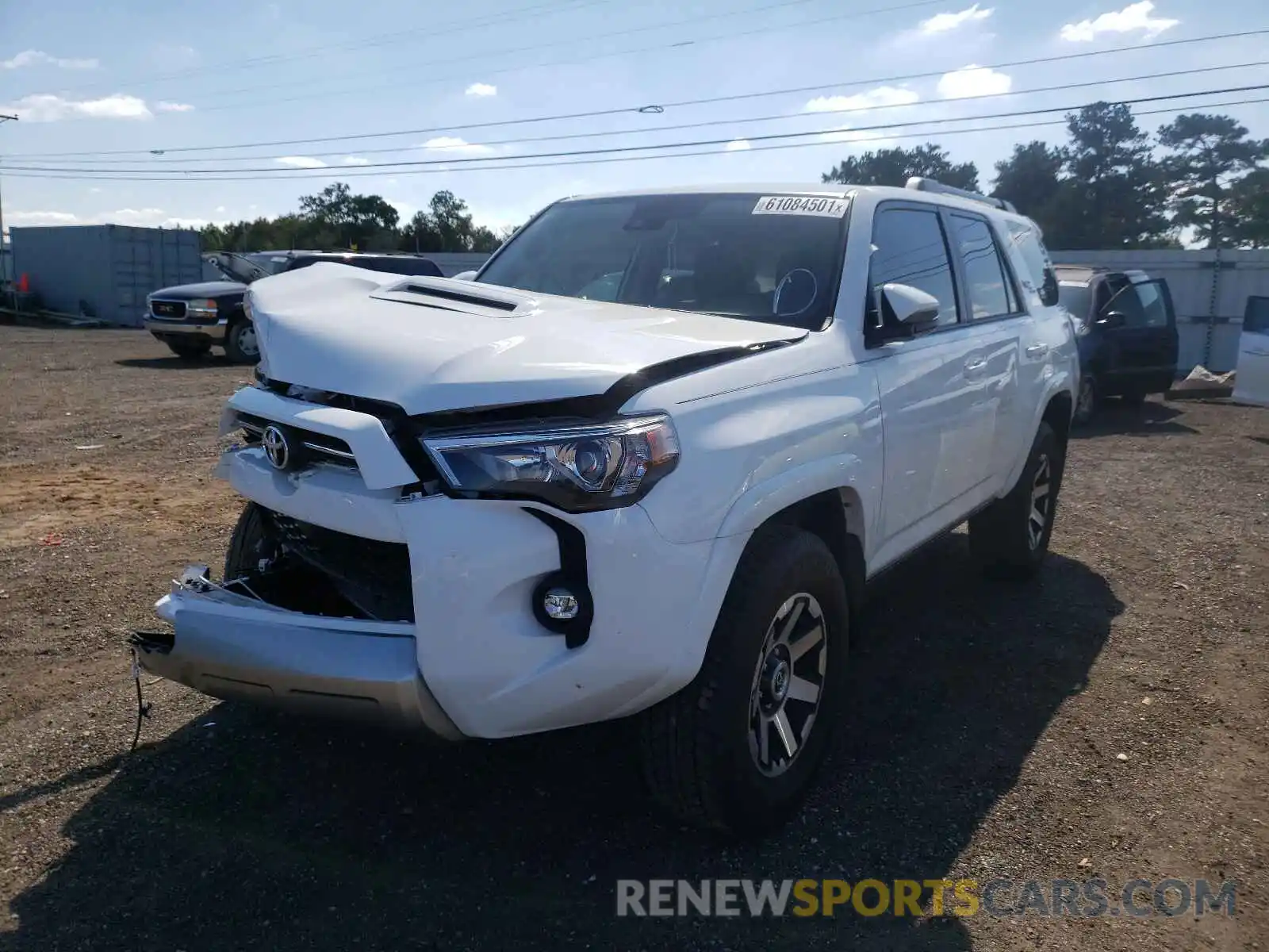 2 Photograph of a damaged car JTERU5JR5M5866092 TOYOTA 4RUNNER 2021