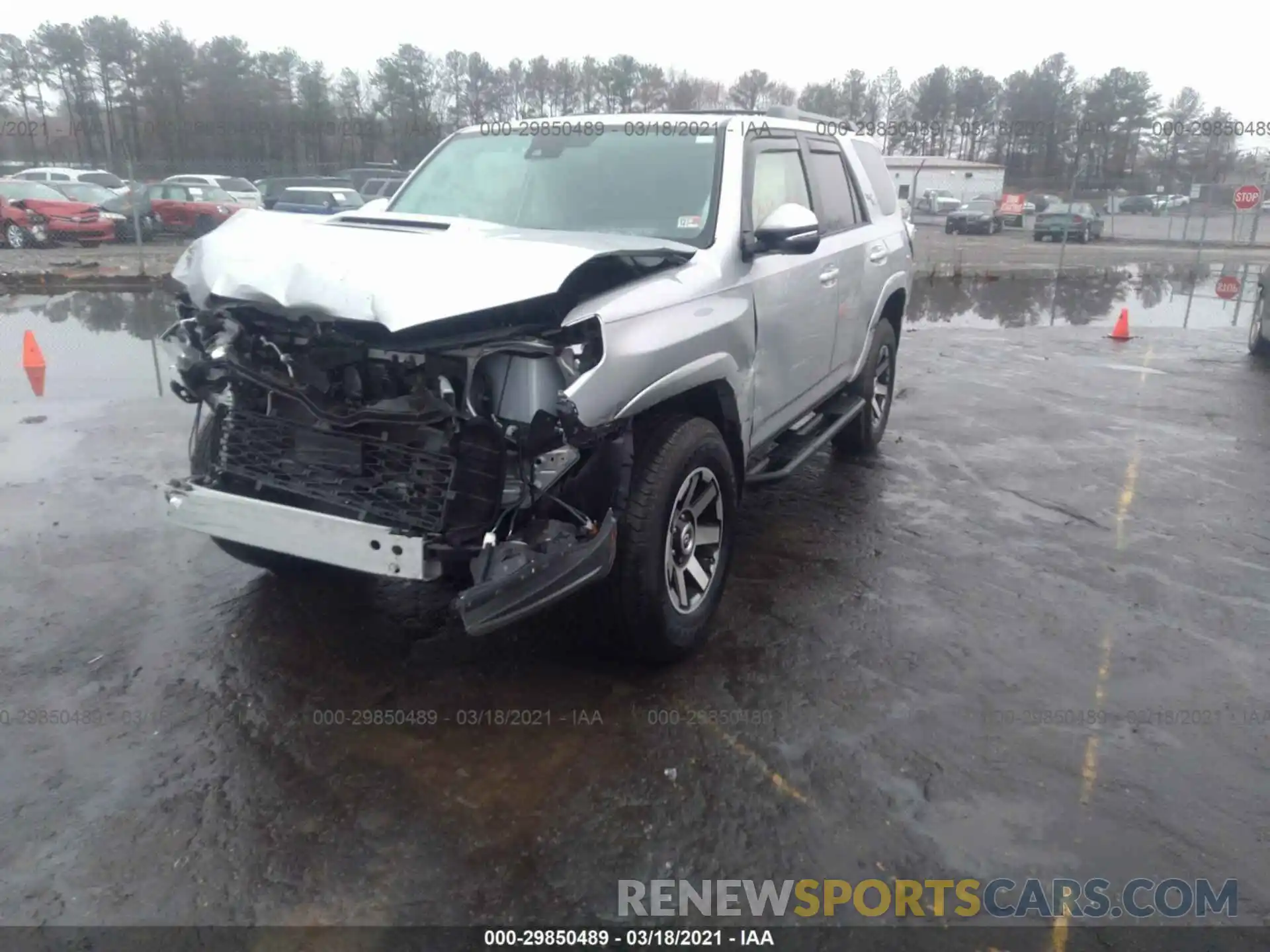 2 Photograph of a damaged car JTERU5JR5M5879411 TOYOTA 4RUNNER 2021